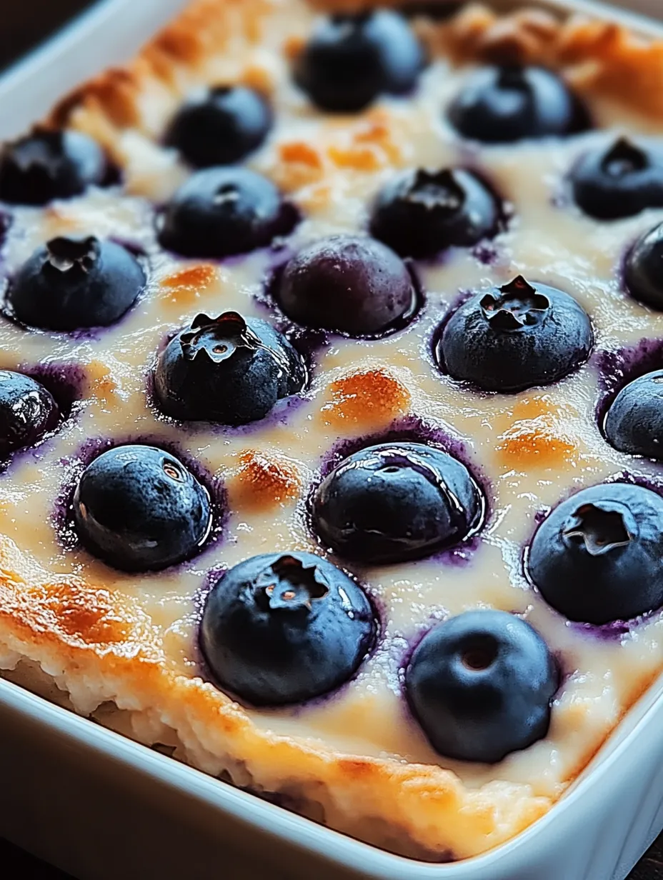 Blueberry Cottage Cheese Breakfast Bake Recipe