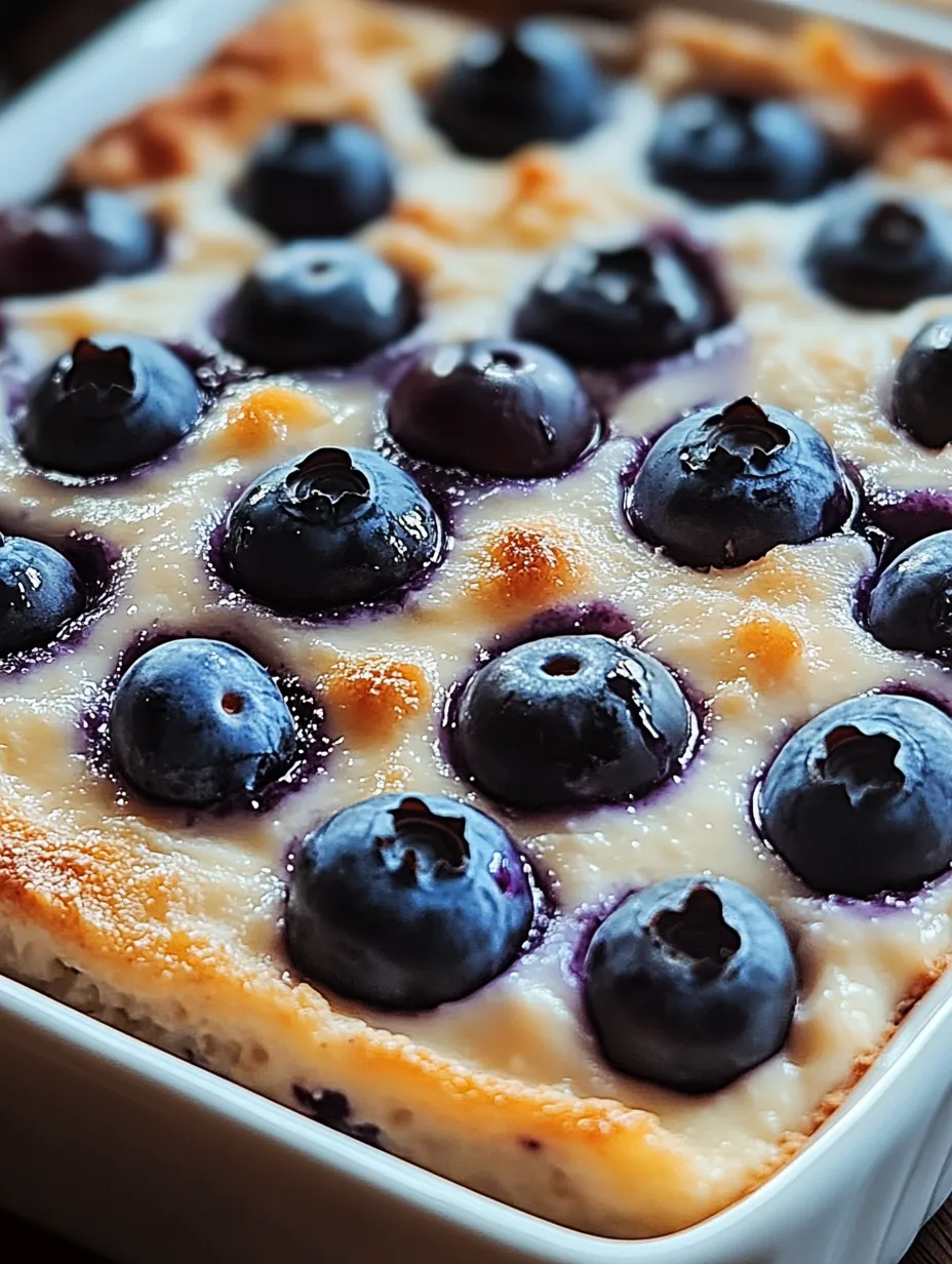 Easy Blueberry Cottage Cheese Breakfast Bake