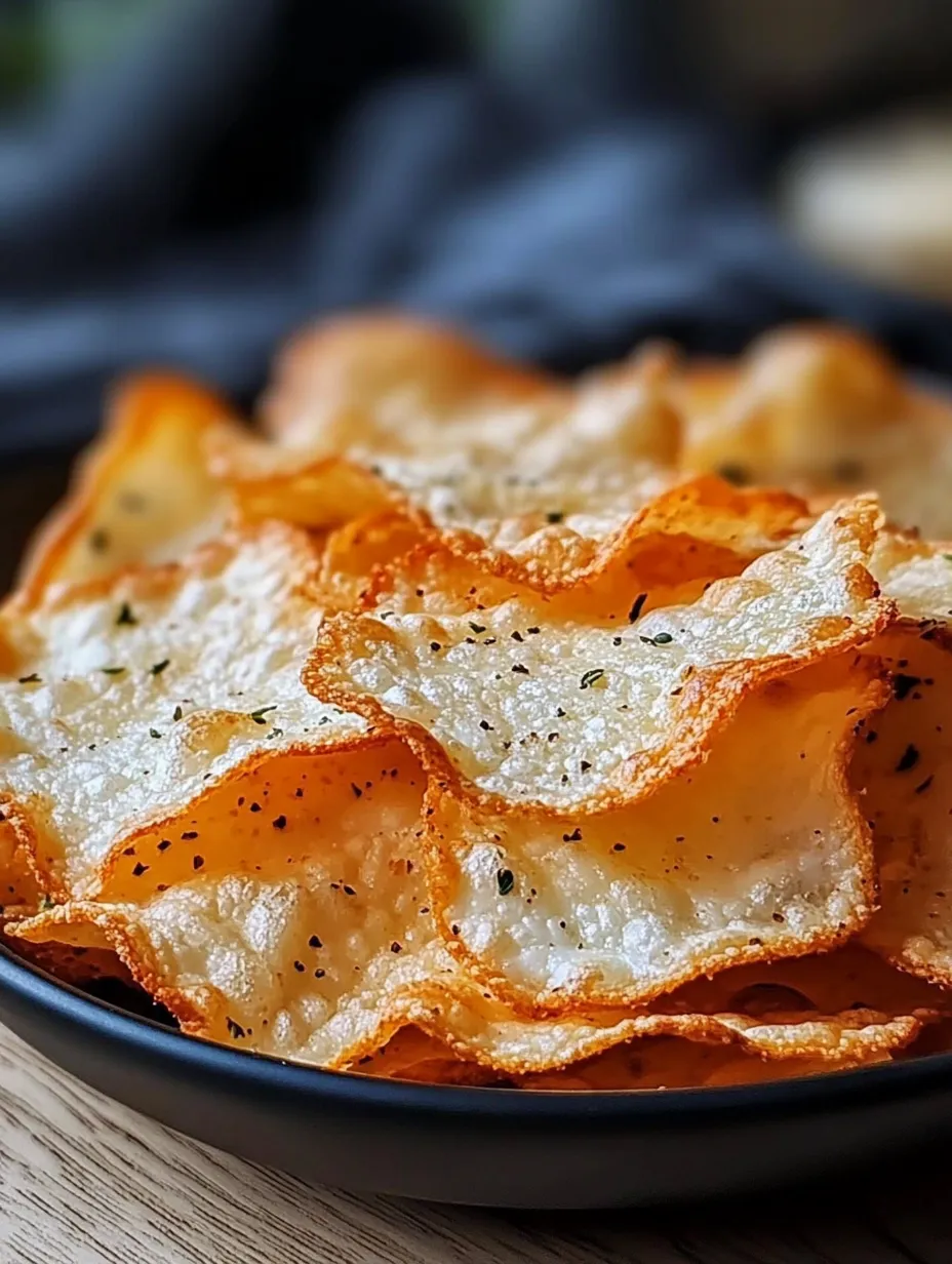 Crispy Cottage Cheese Chips Recipe