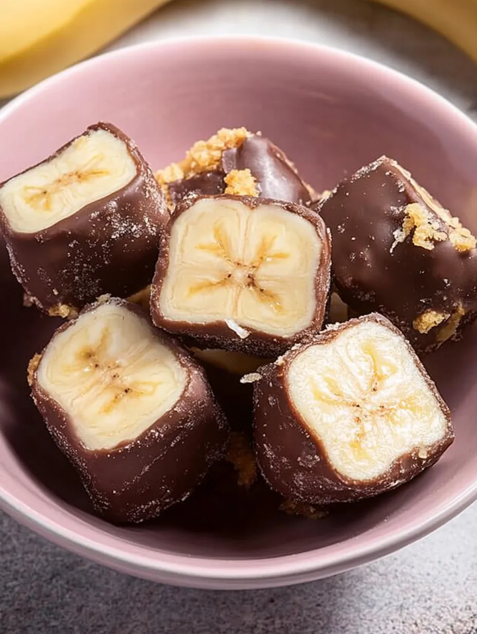 Easy No-Bake Chunky Monkey Banana Bites