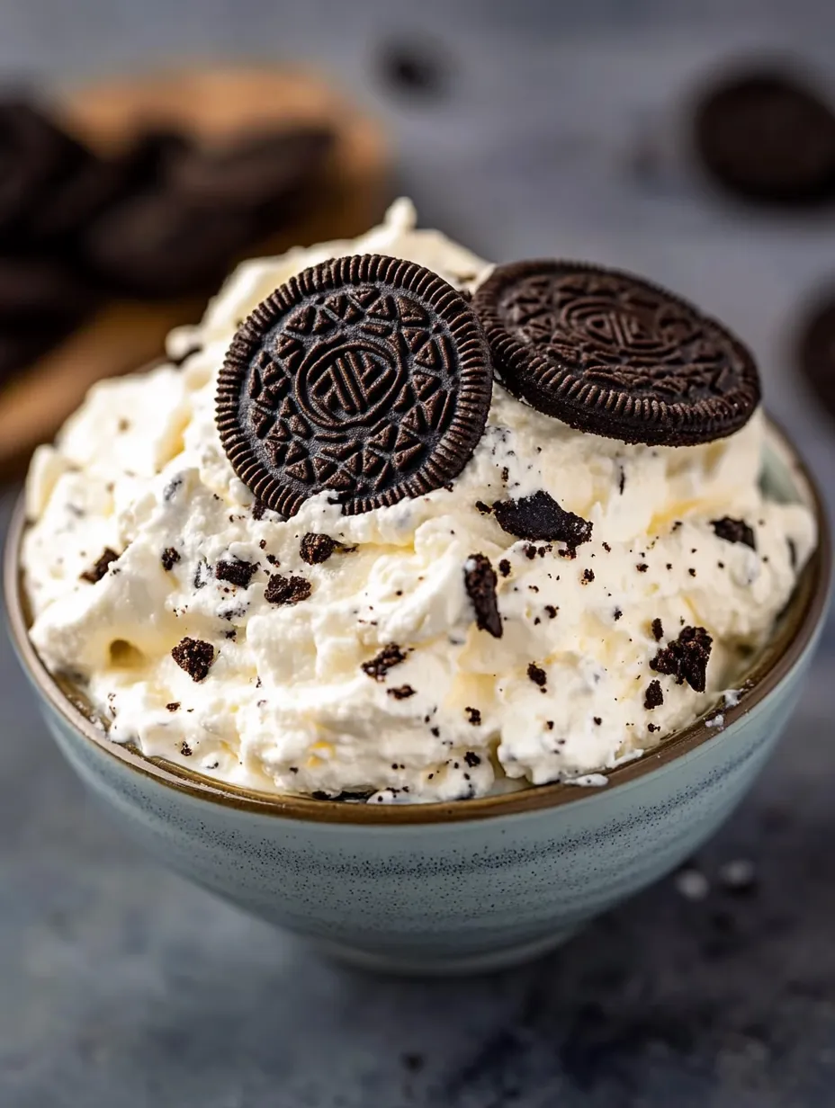 Easy Protein Oreo Fluff Dessert