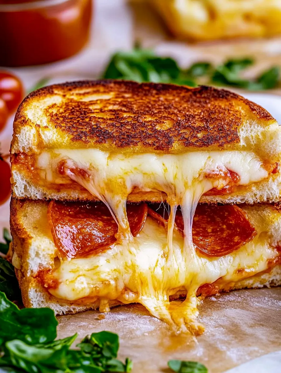 Easy Pizza Grilled Cheese