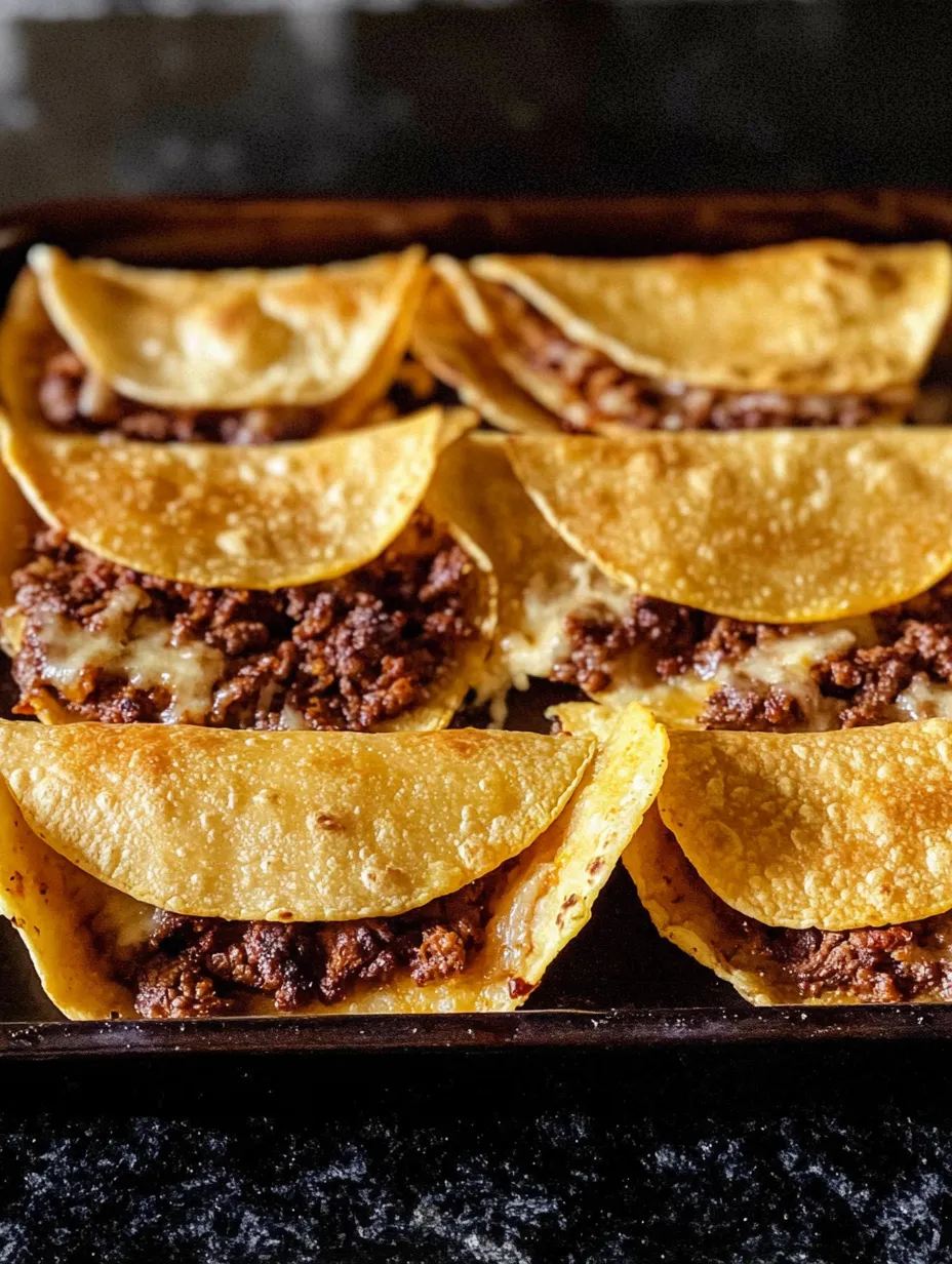 Crispy Ground Beef Tacos Recipe