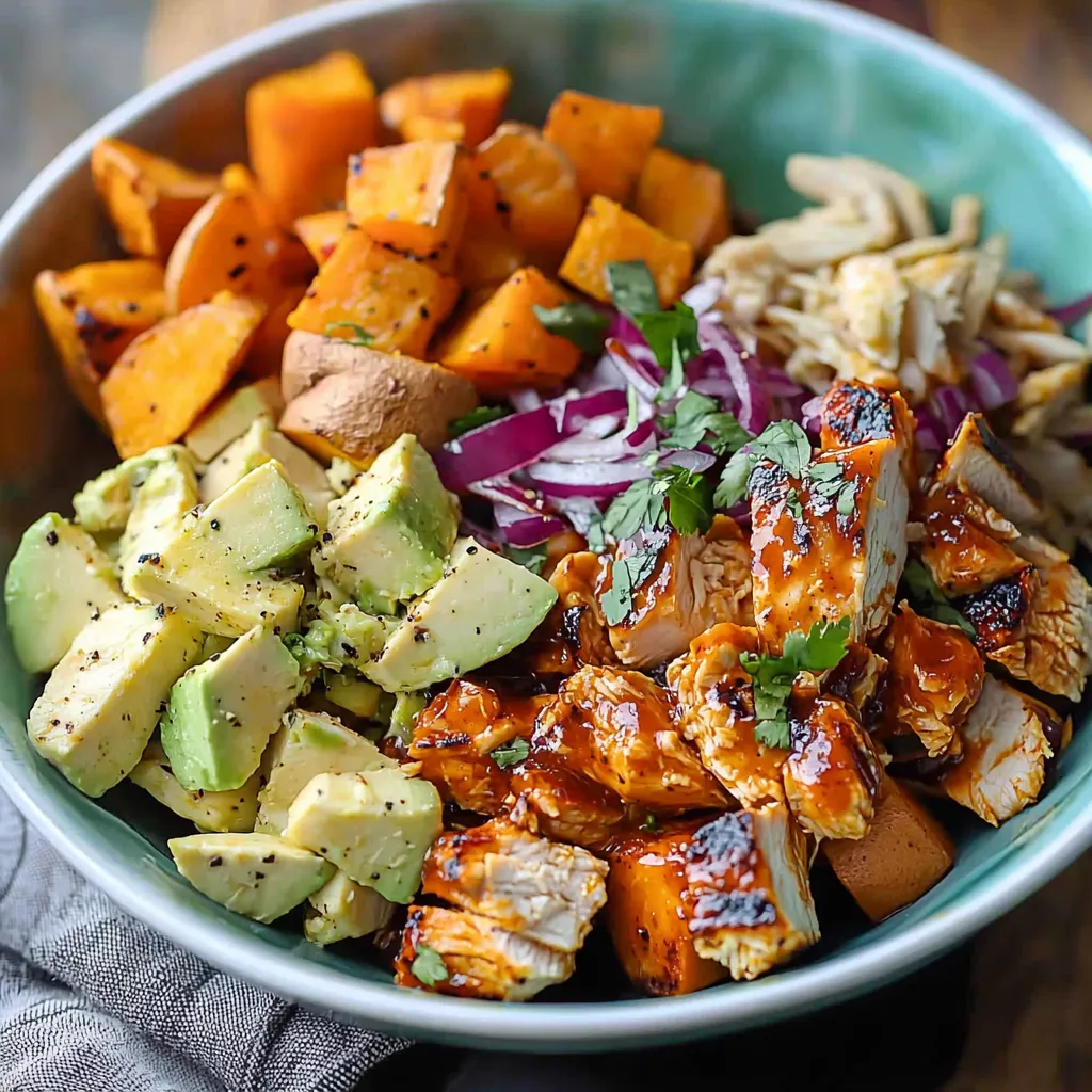 BBQ Chicken Sweet Potato Bowl