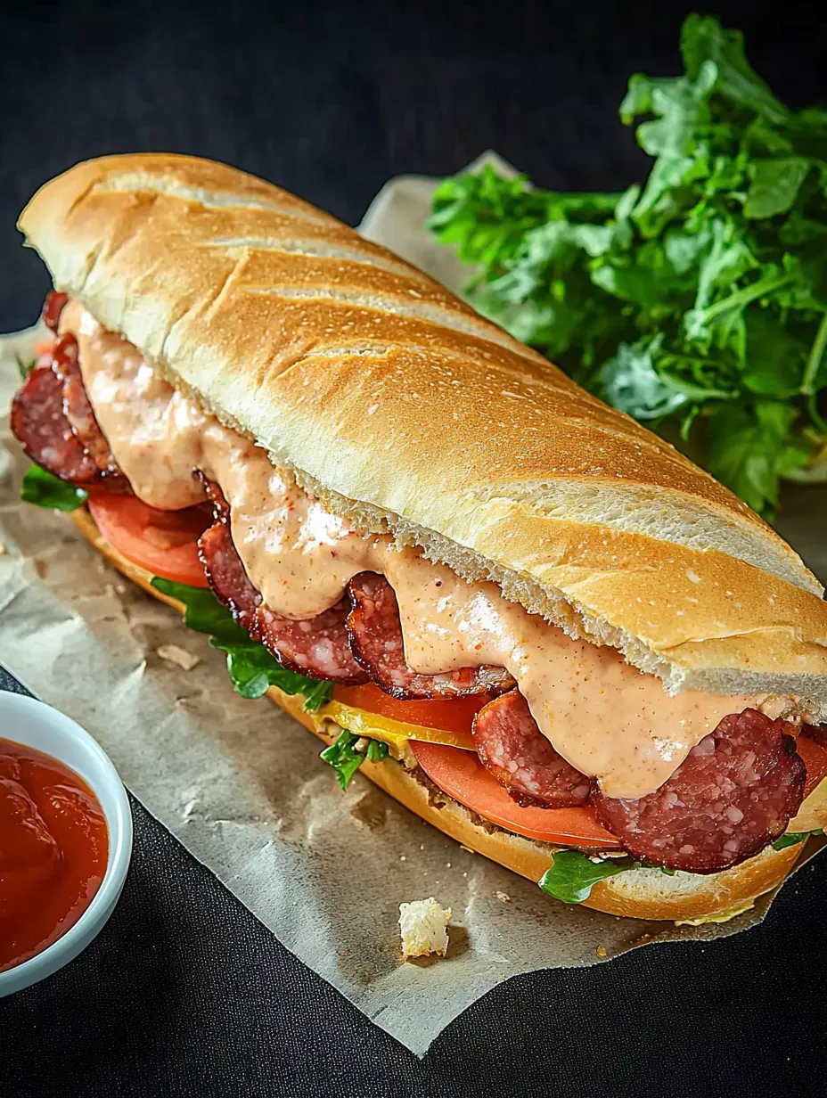 Easy Triple Meat Sub Sandwich Recipe