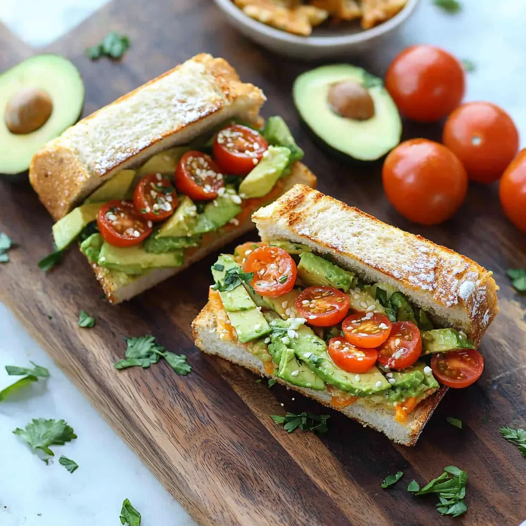 Avocado Salad Sandwiches