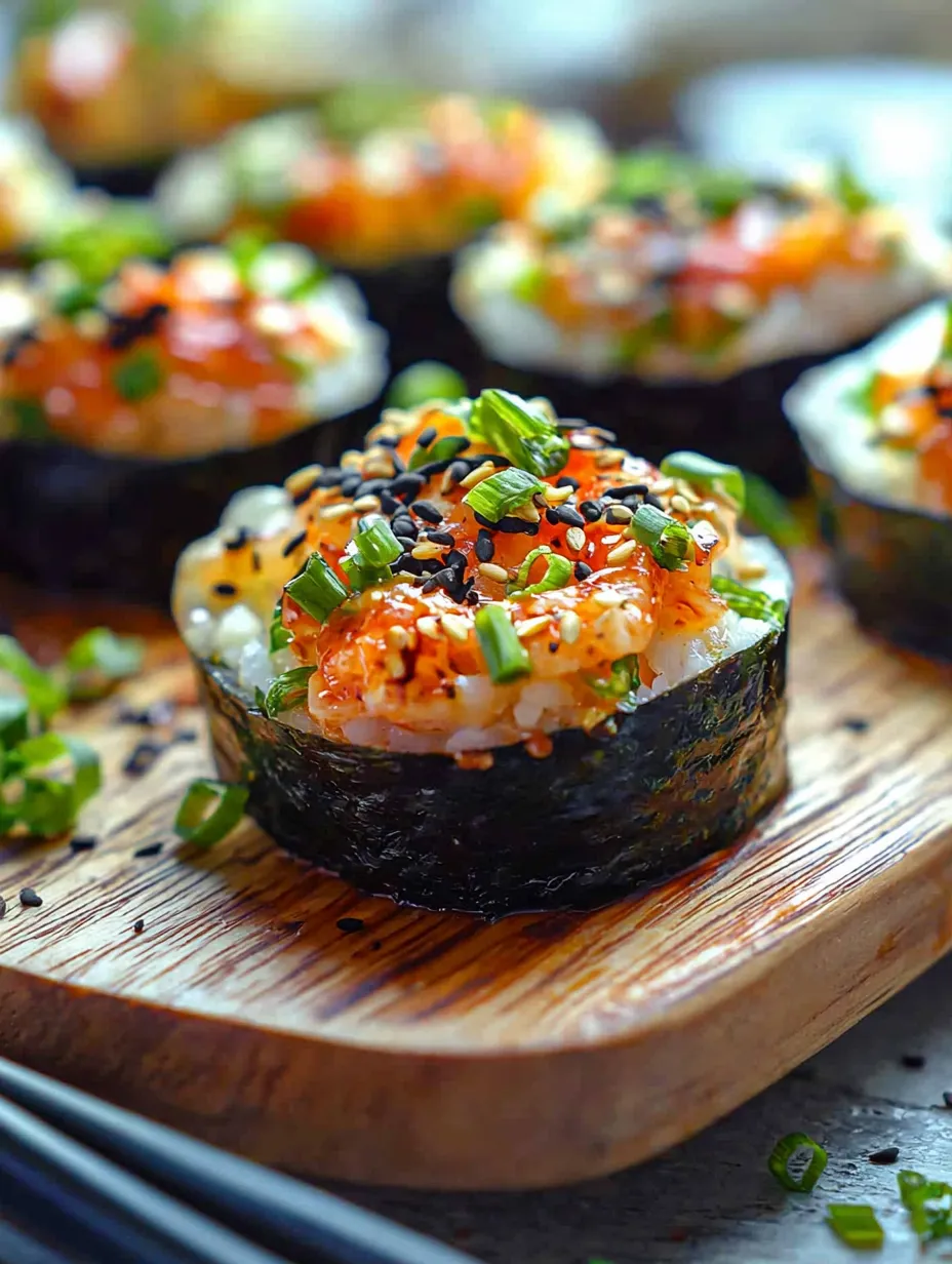 Viral TikTok Baked Sushi Cups Recipe