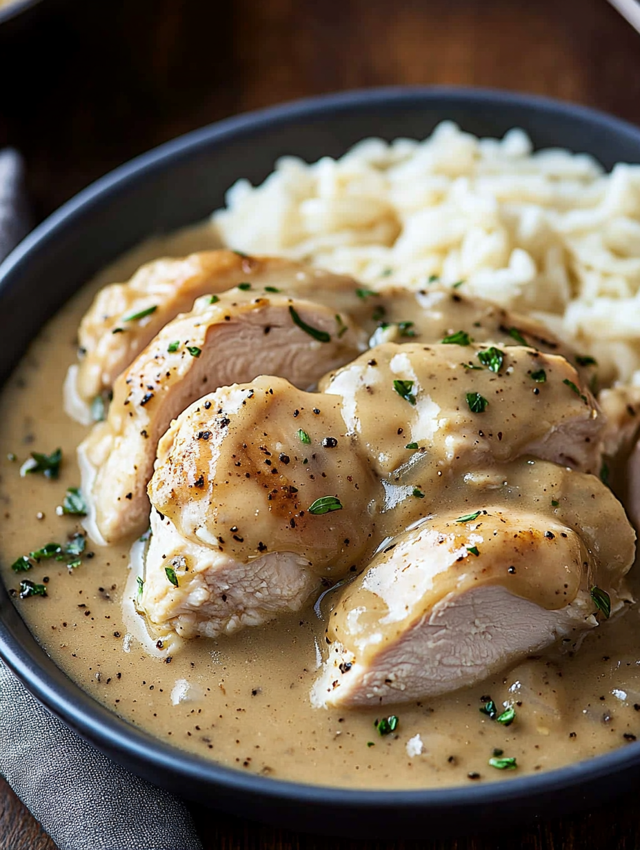 Slow Cooker Chicken and Gravy Recipe