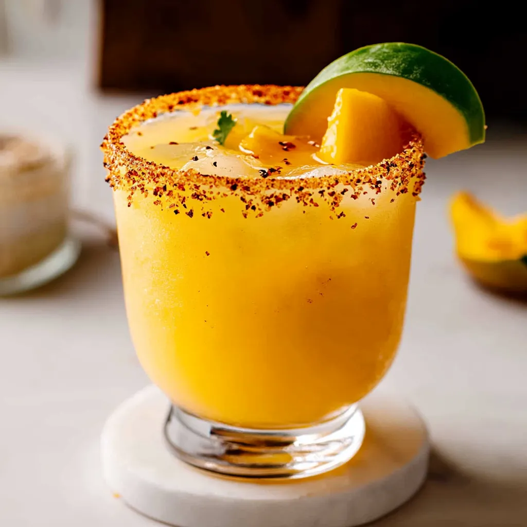 Hot Honey Spicy Mango Margarita