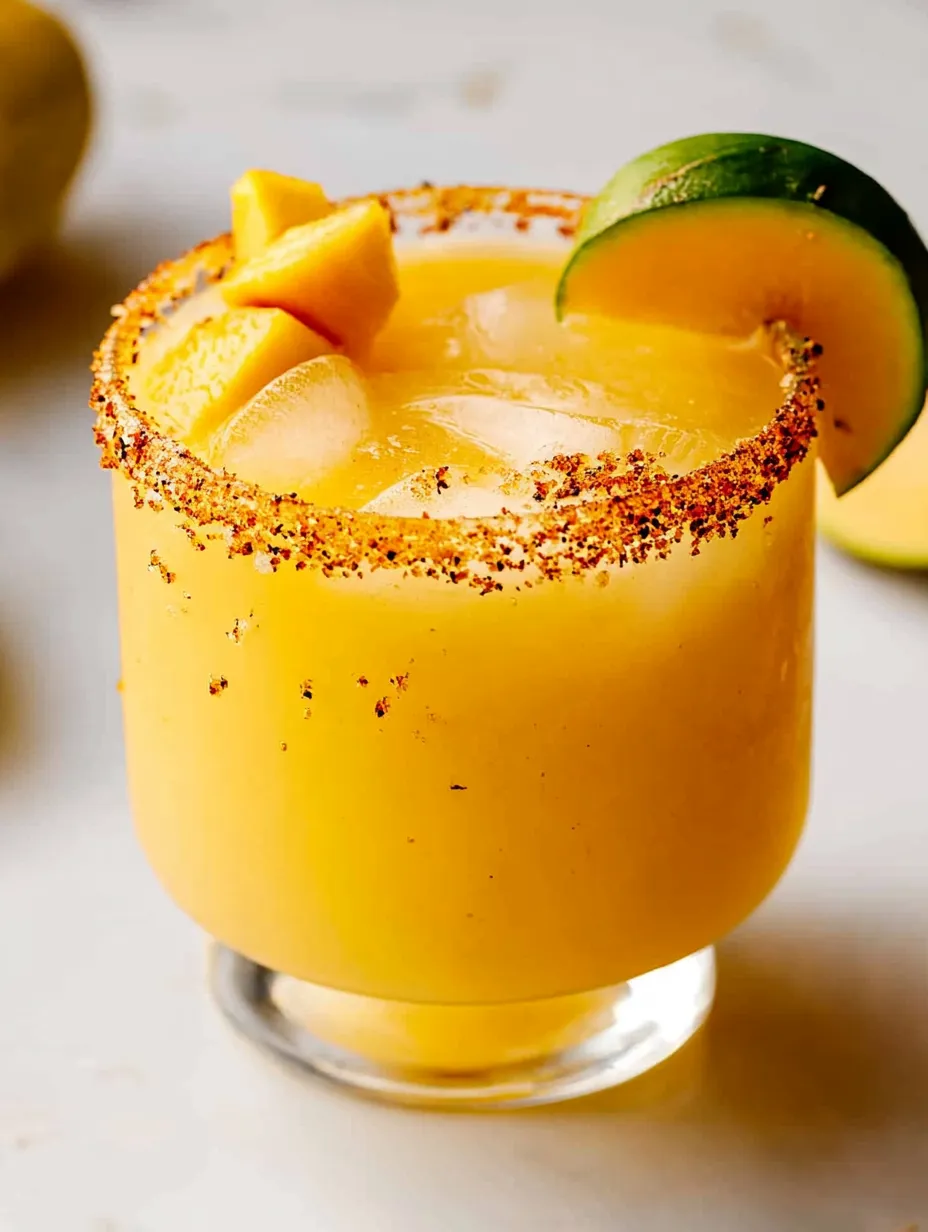 Hot Honey Spicy Mango Margarita Recipe