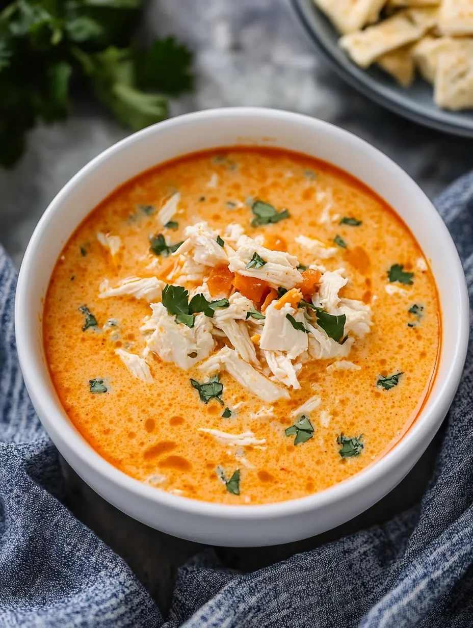 Easy Buffalo Chicken Soup