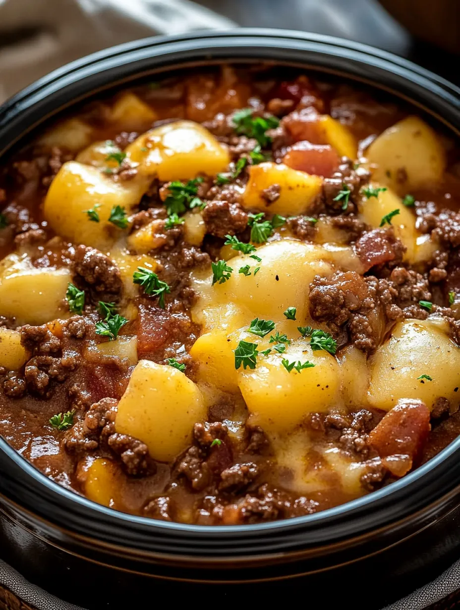 Slow Cooker Cowboy Casserole Recipe