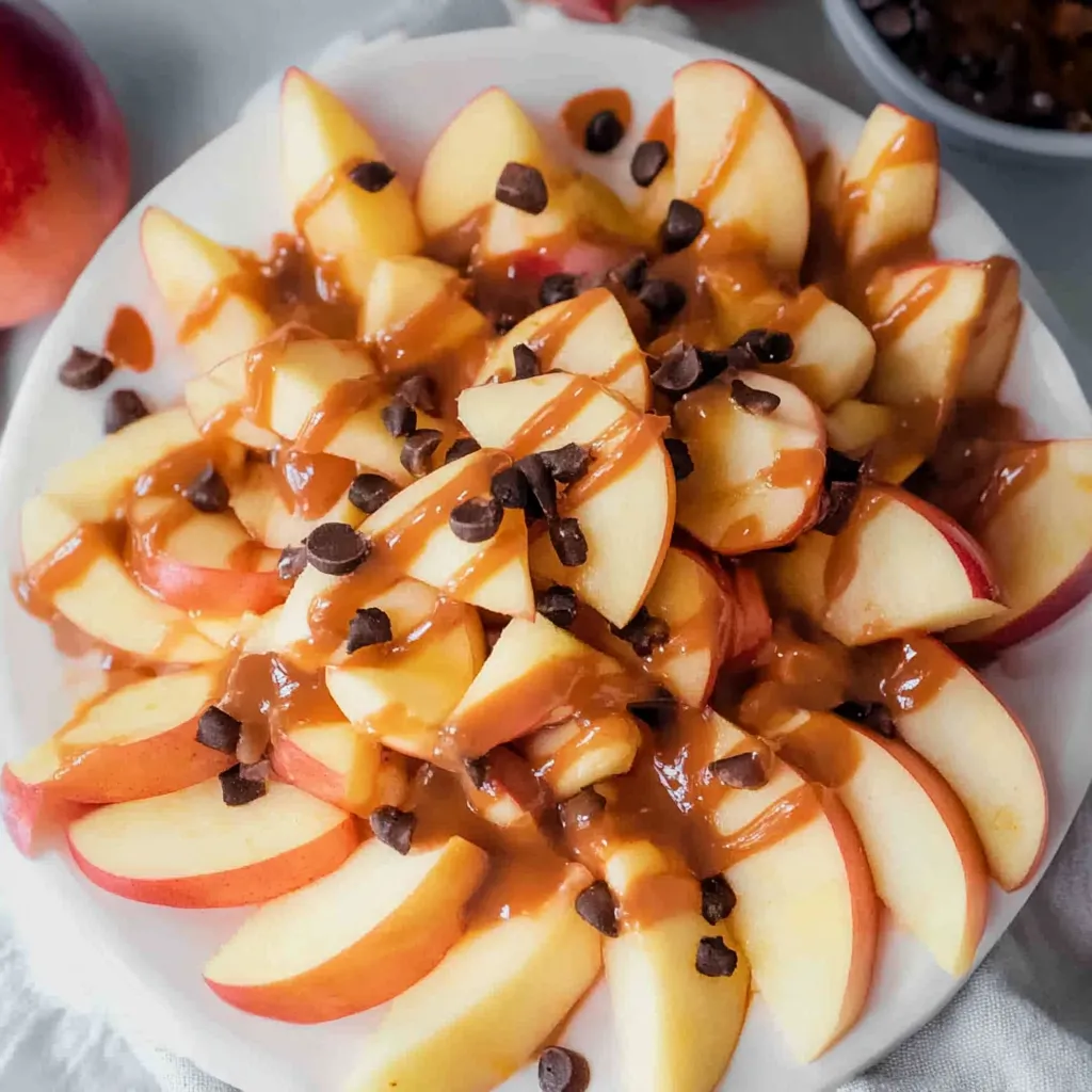 Apple Nachos - Healthy Snack for Kids