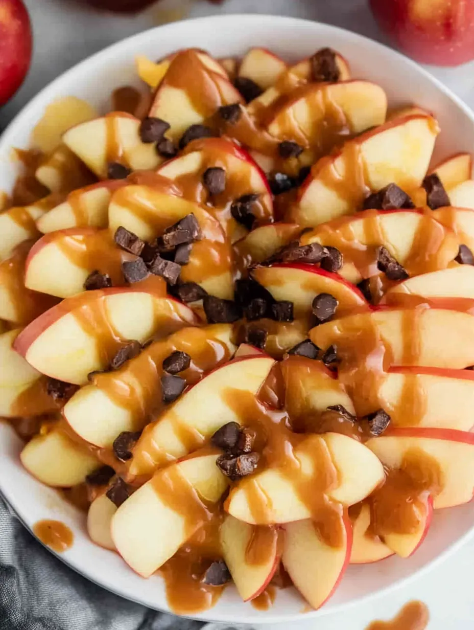 Apple Nachos - Healthy Snack for Kids Recipe