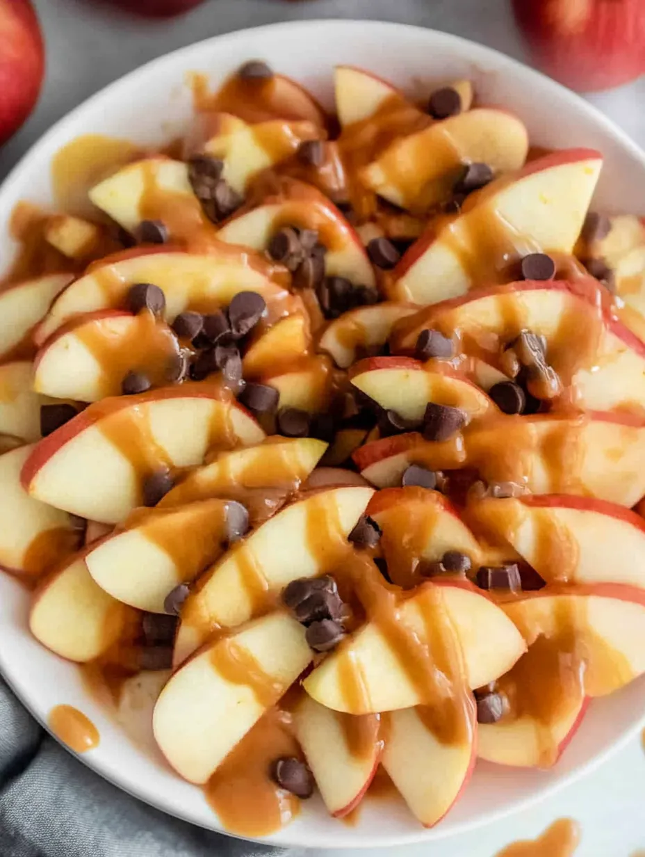 Apple Nachos - Healthy Snack