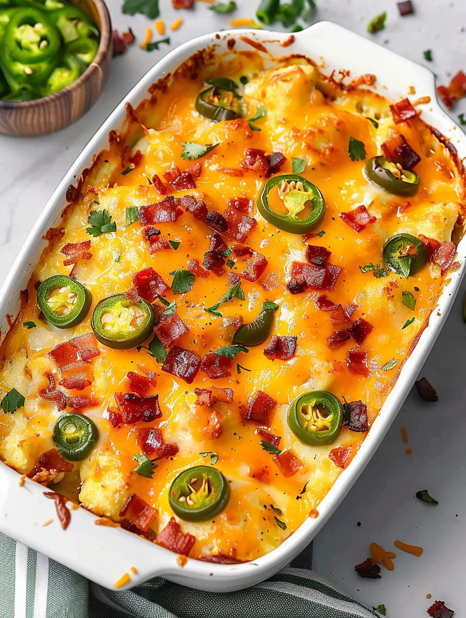 Keto Jalapeno Popper Casserole Recipe