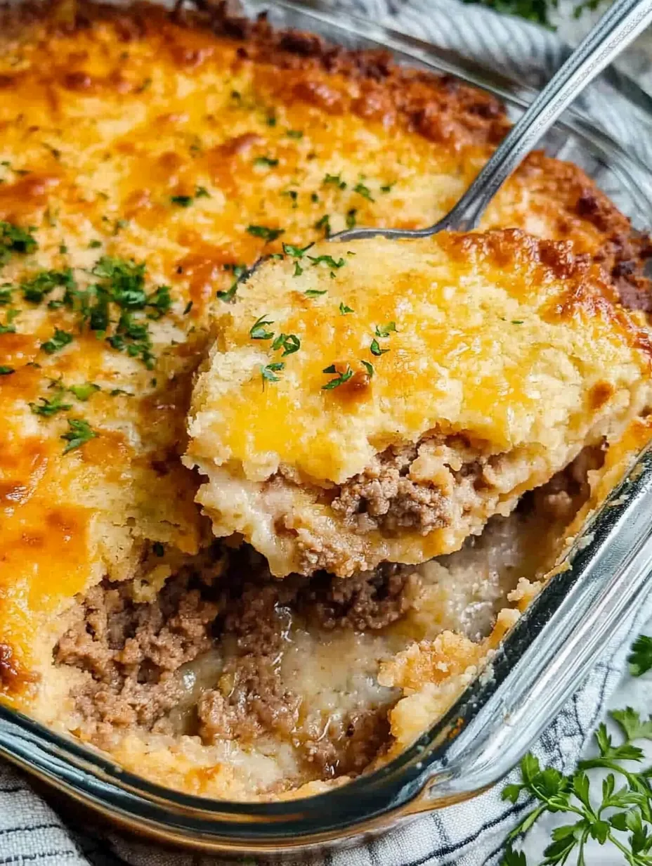 Cheddar Bay Ground Beef Cobbler Recipe