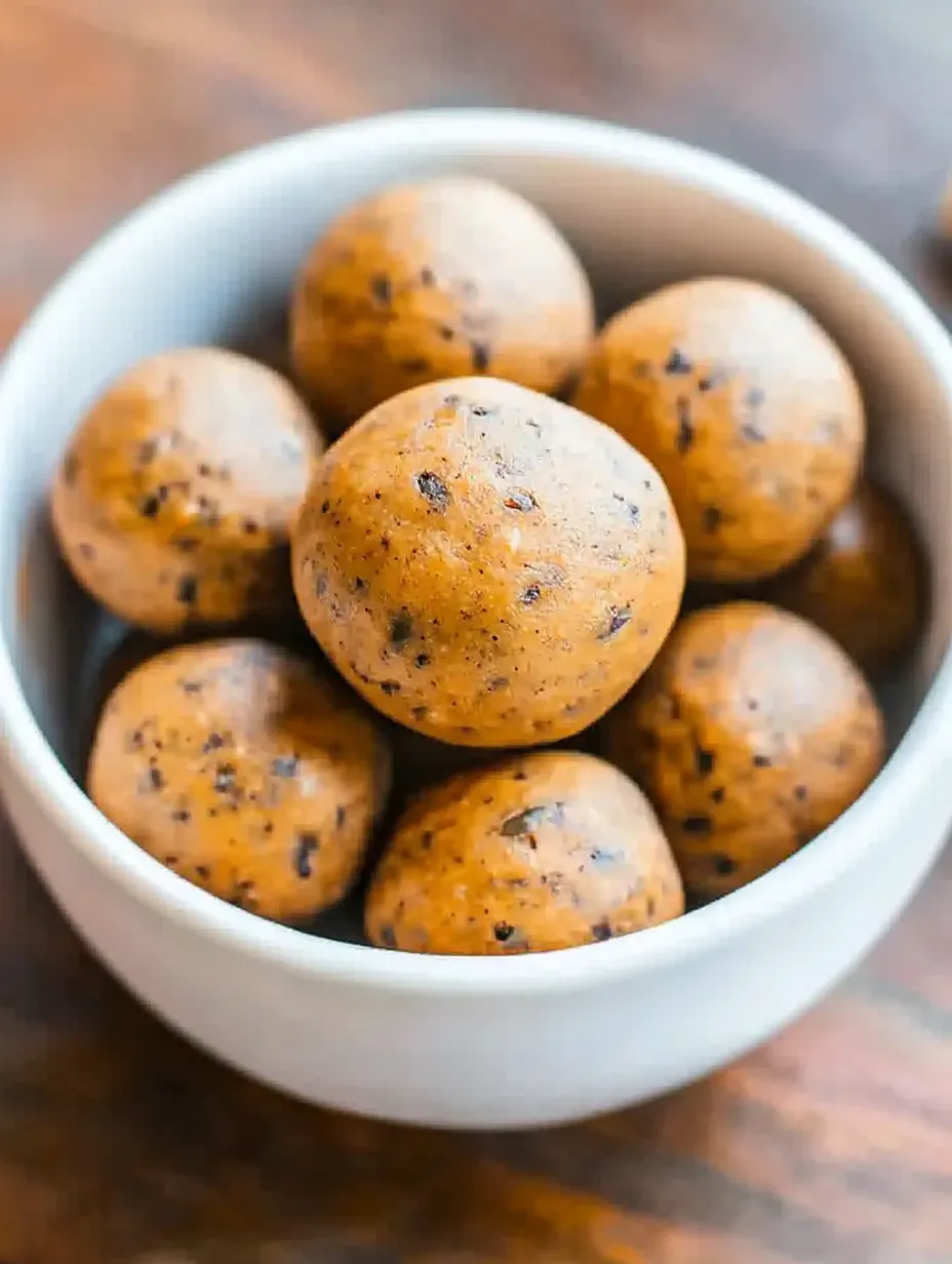 No-Bake Healthy Pumpkin Pie Energy Balls Recipe