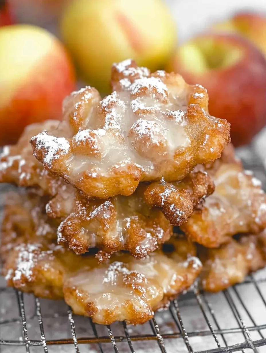 Easy Air Fryer Apple Fritters