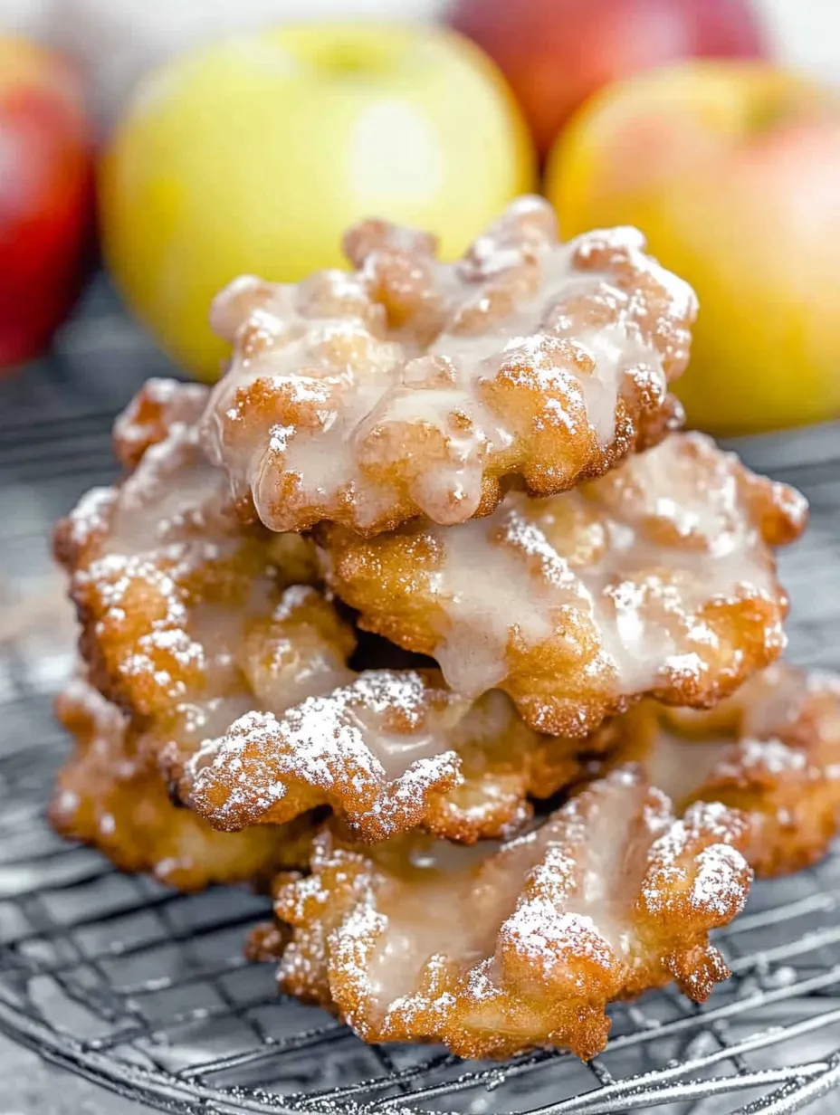 Air Fryer Apple Fritters Recipe