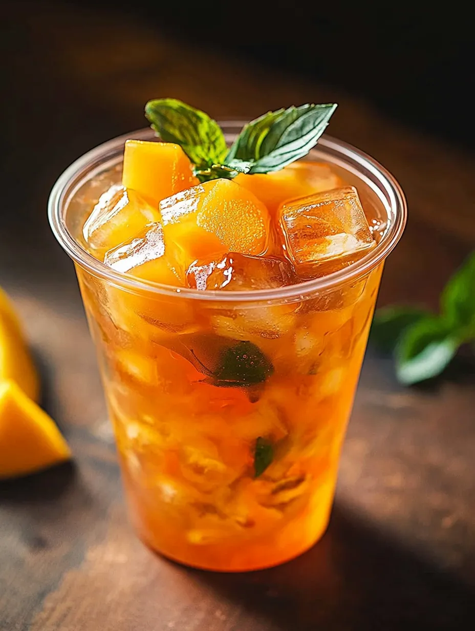 Easy Mango Iced Tea