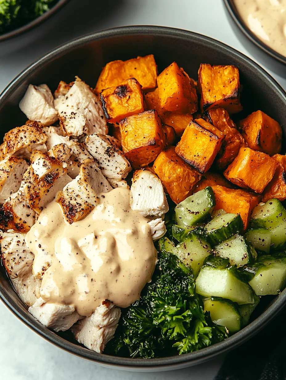 Chicken and Sweet Potato Bowls for Two Recipe