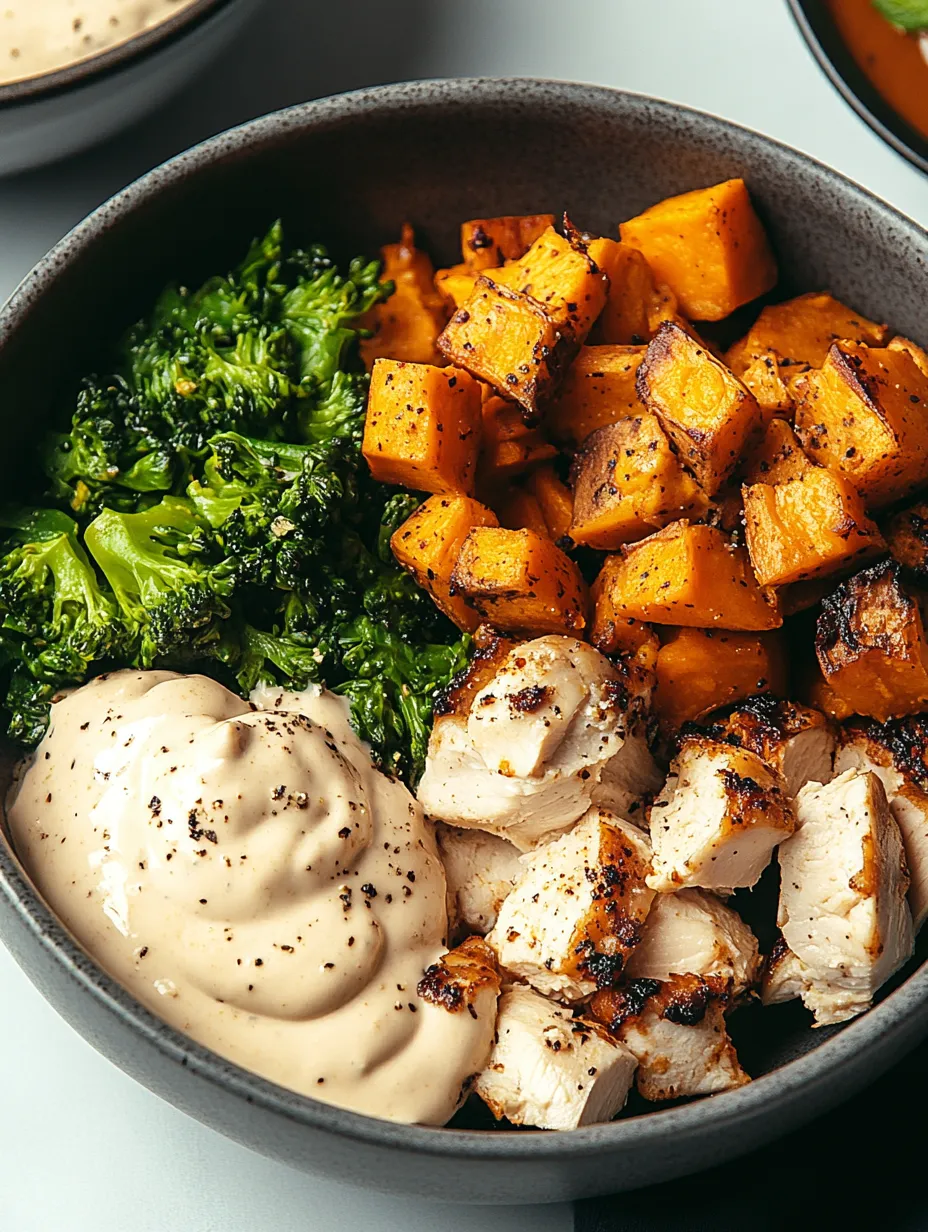 Easy Chicken and Sweet Potato Bowls for Two