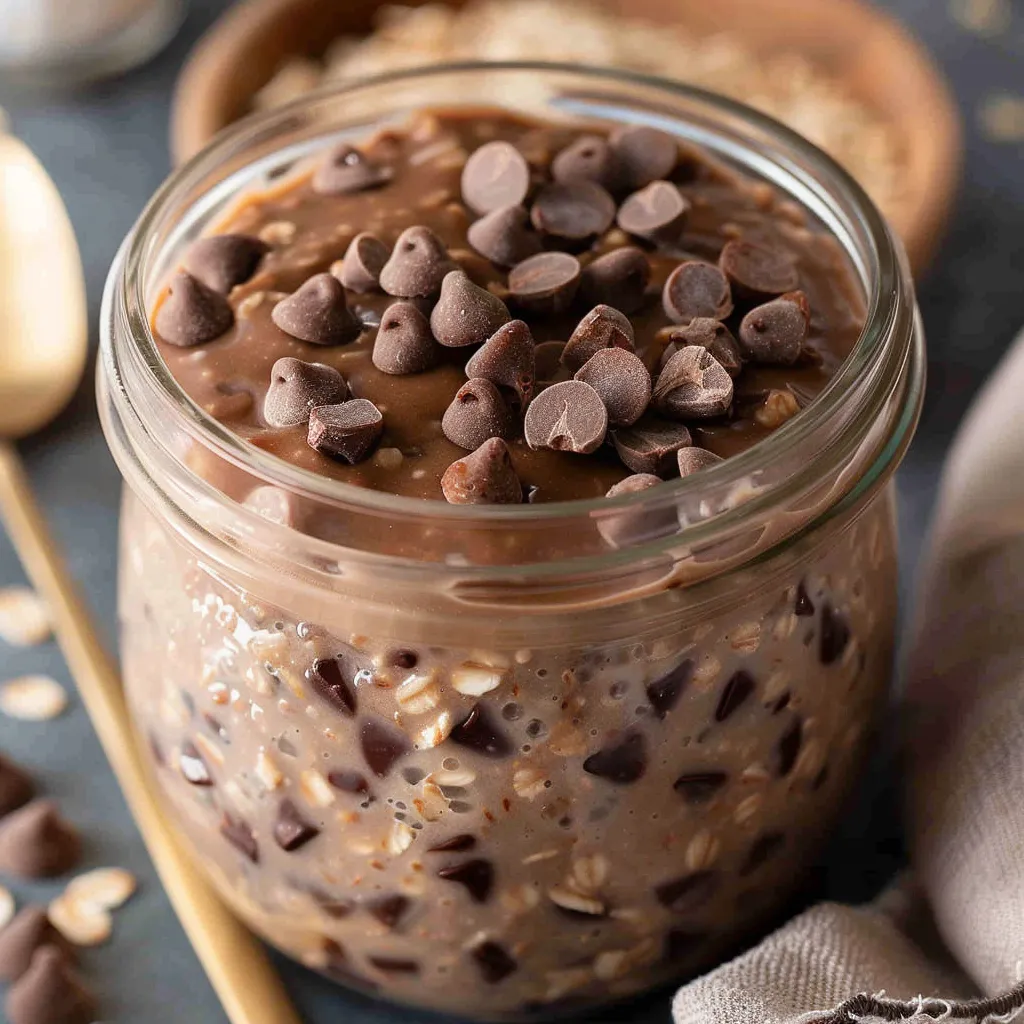 Chocolate Protein Overnight Oats