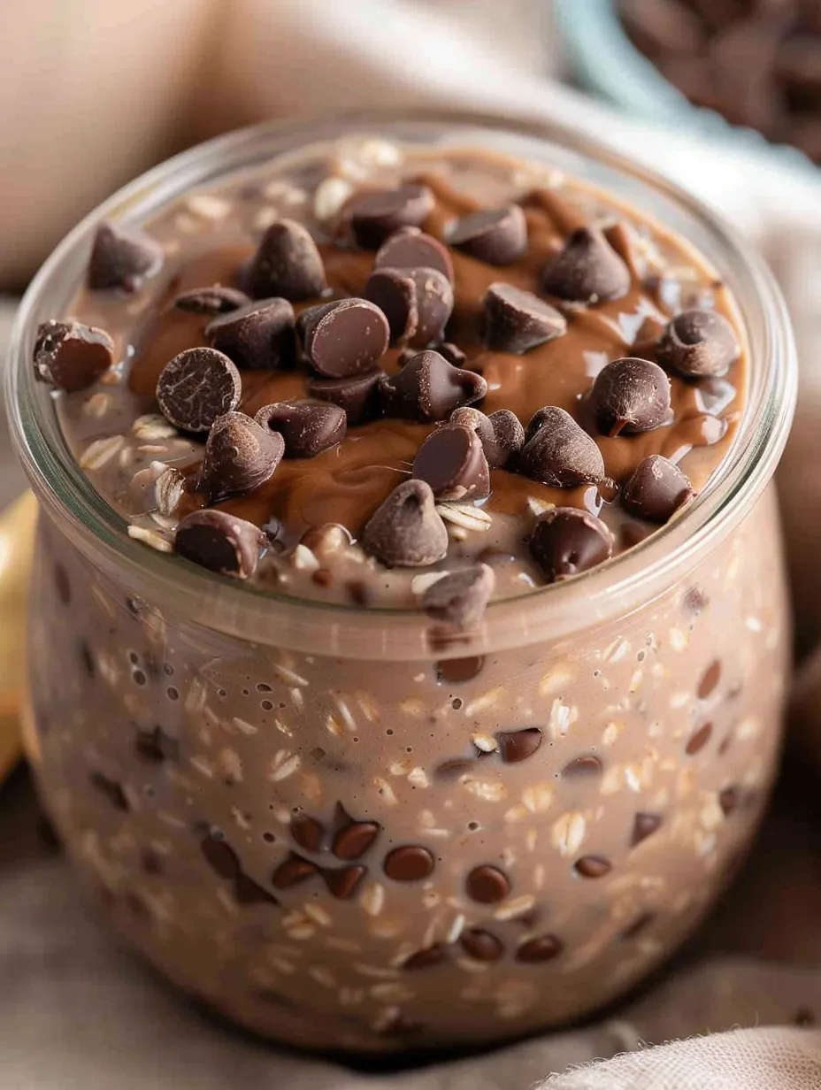 Chocolate Protein Overnight Oats Recipe