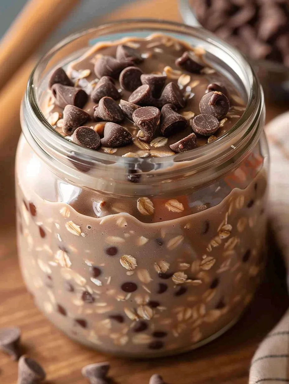 Easy Chocolate Protein Overnight Oats Recipe