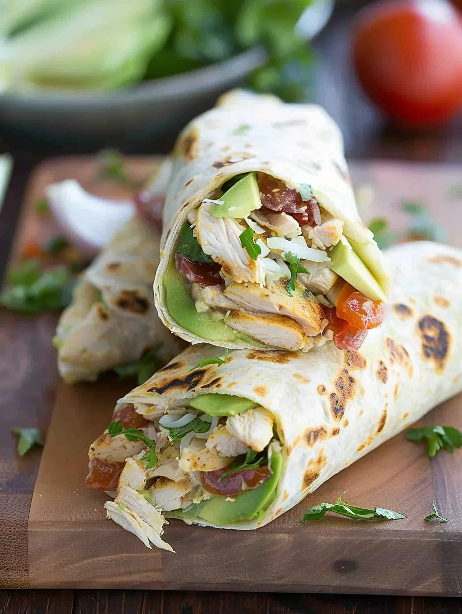 Chicken Avocado Wrap Recipe