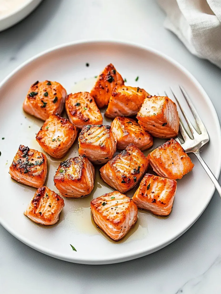 Easy Air Fryer Salmon Bites