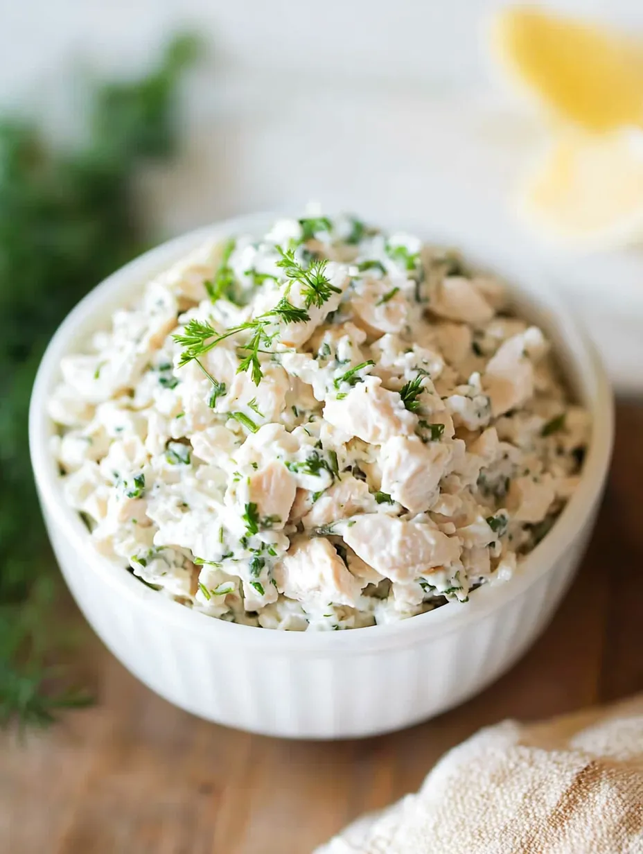 High Protein Cottage Cheese Chicken Salad Recipe