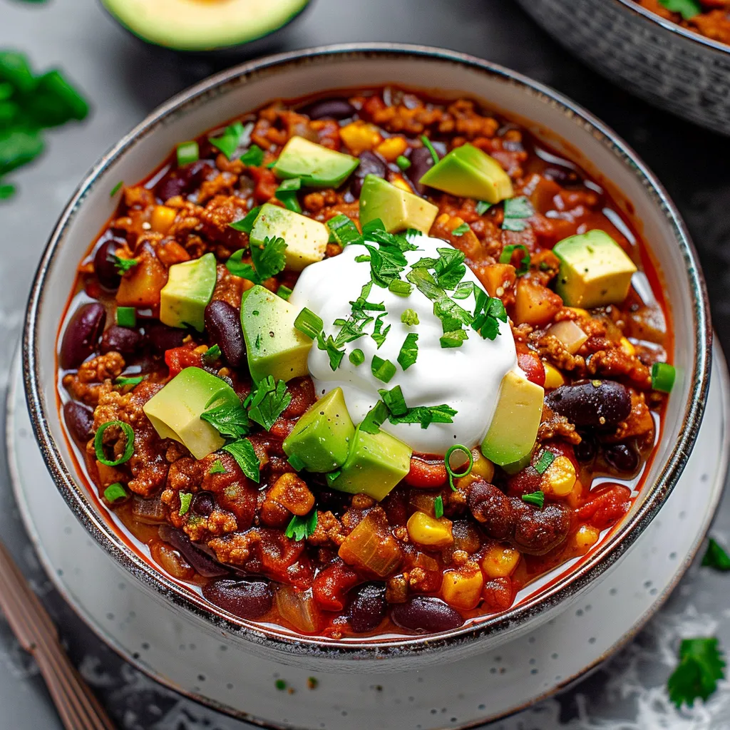 Slow Cooker Protein Chili