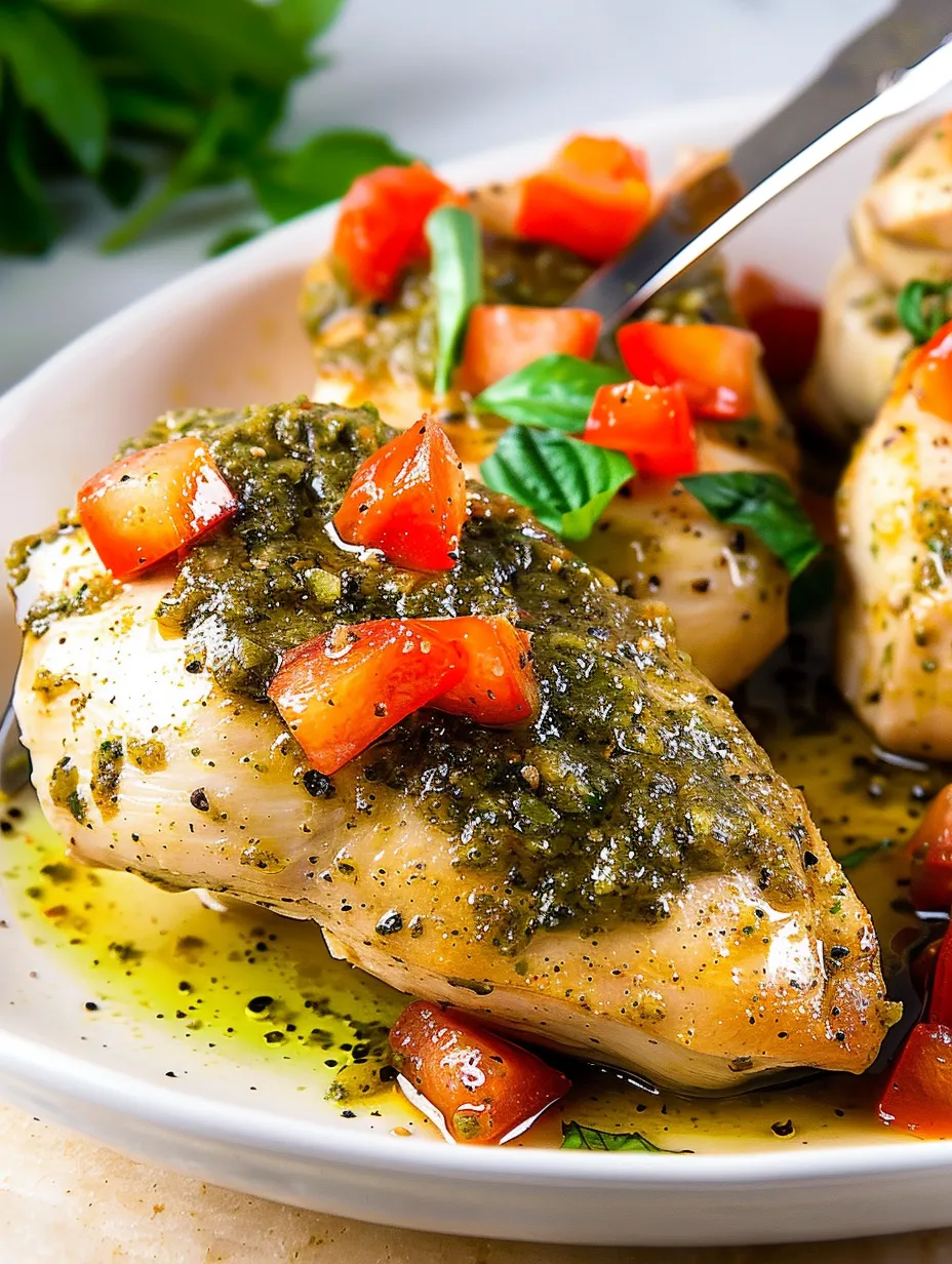 Crockpot Pesto Chicken Recipe