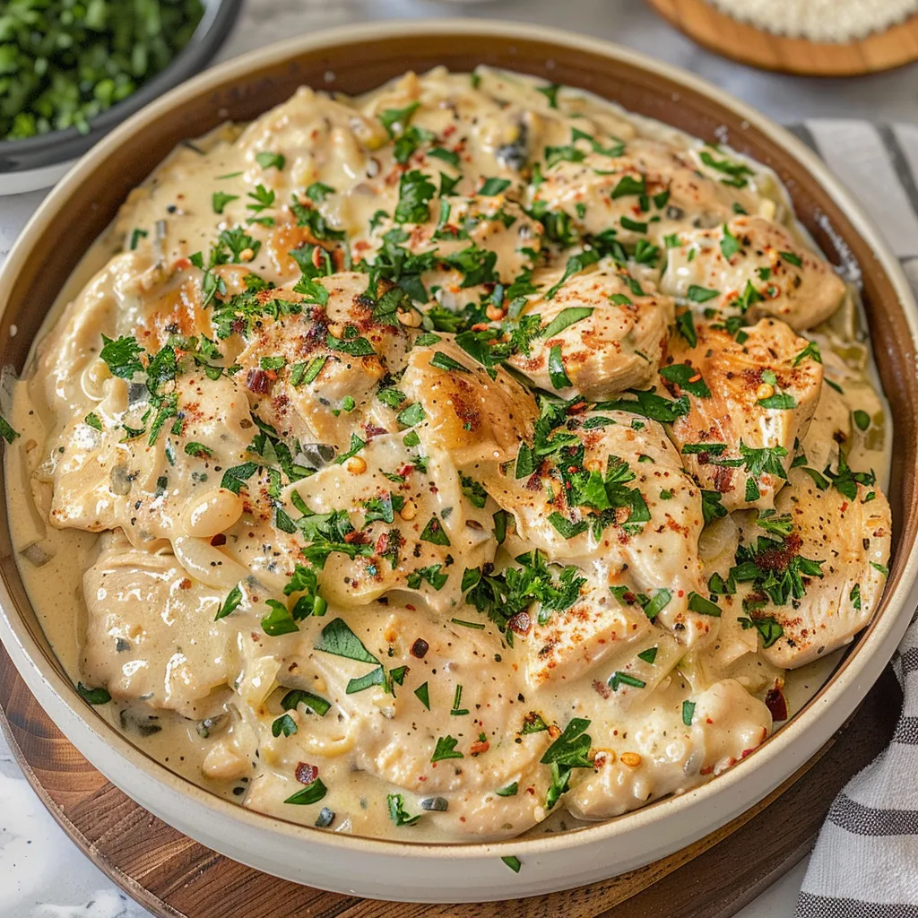 Slow Cooker Cream Cheese Chicken