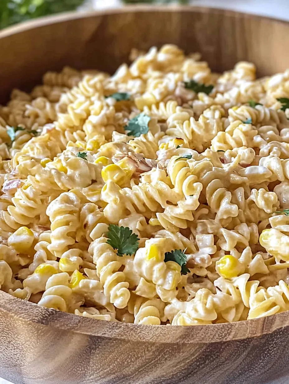 Easy Elote Pasta Salad