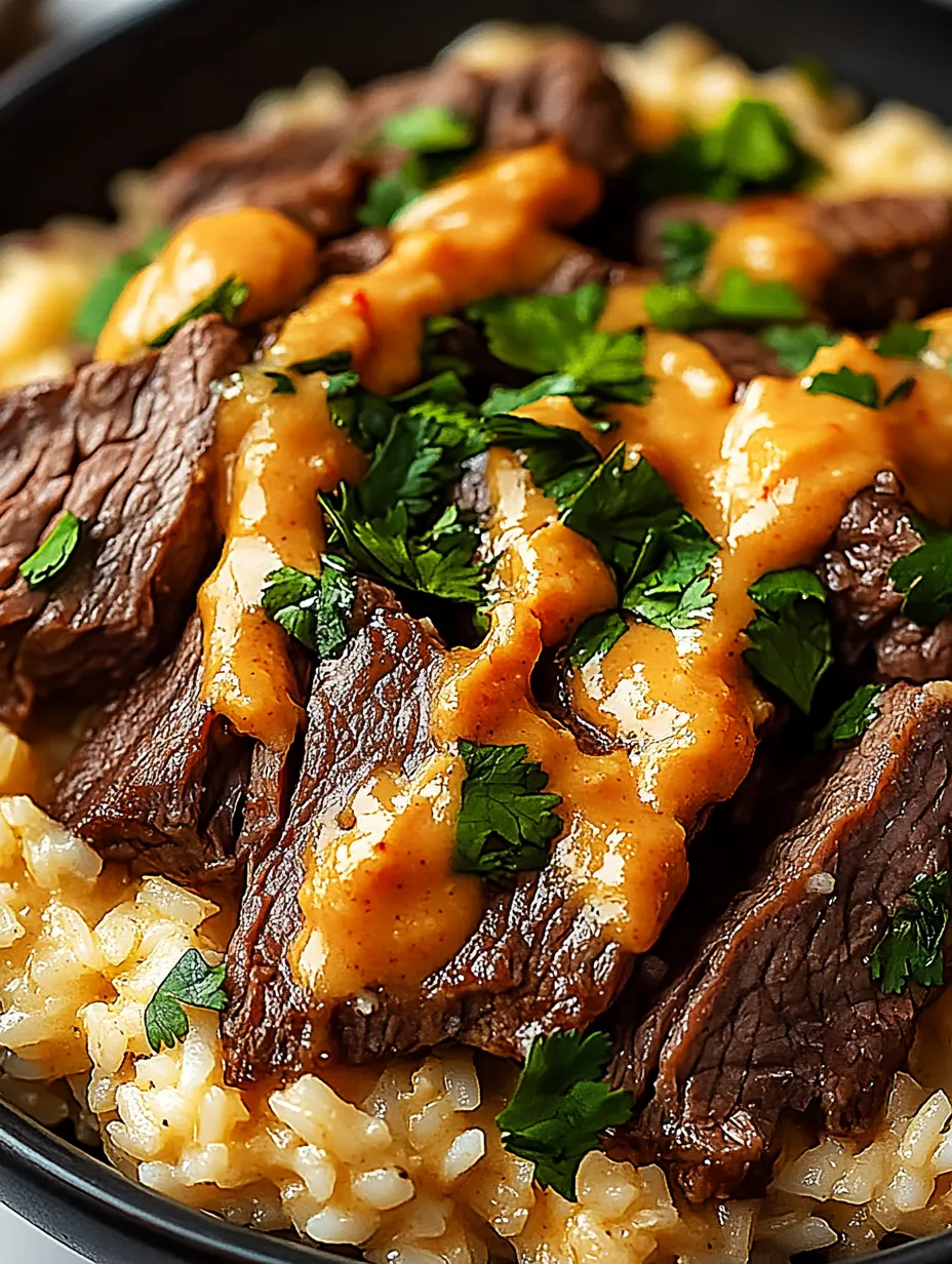 Steak & Queso Rice Recipe