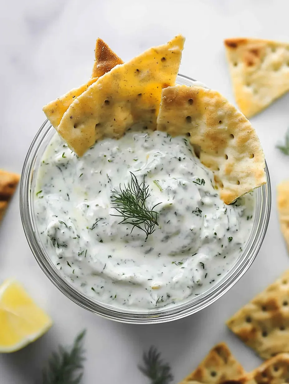 Easy 10 Minute Healthy Tzatziki Sauce Recipe