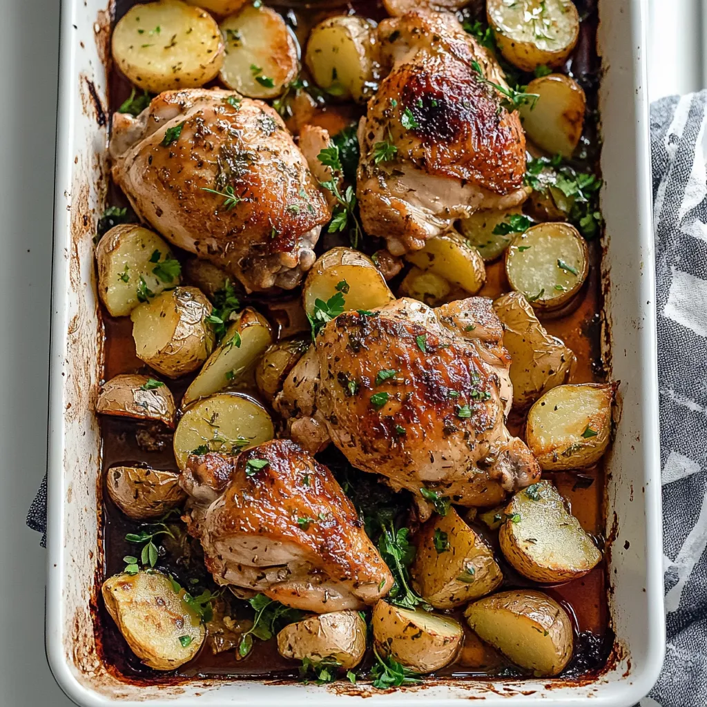 Sheet Pan Chicken and Potatoes