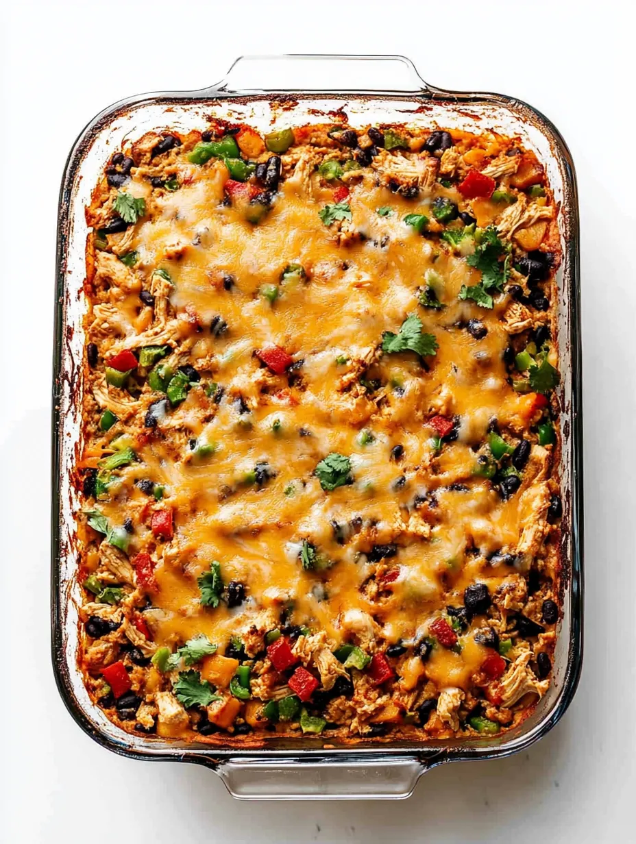 Chicken Burrito Casserole