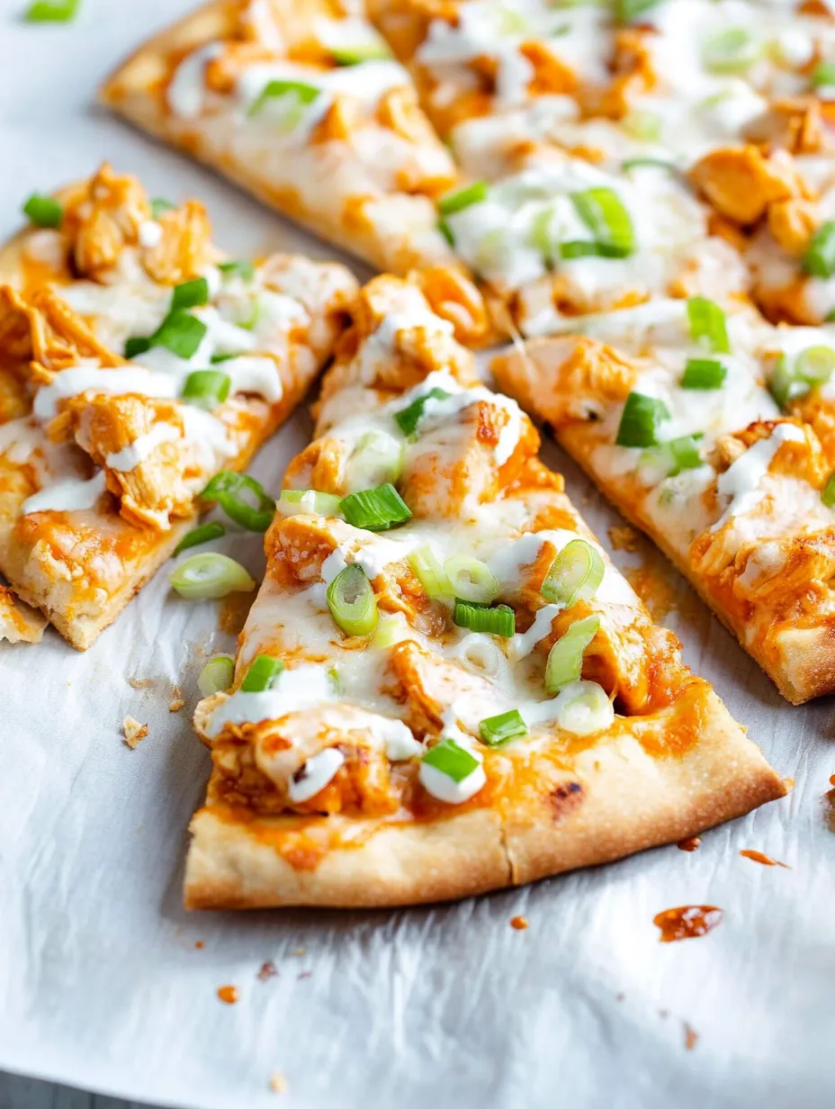 Buffalo Chicken Flatbread Recipe