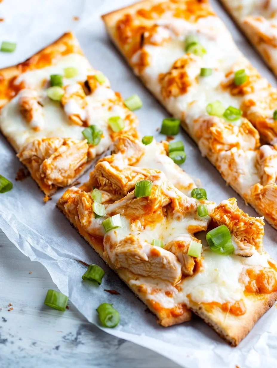 Easy Buffalo Chicken Flatbread