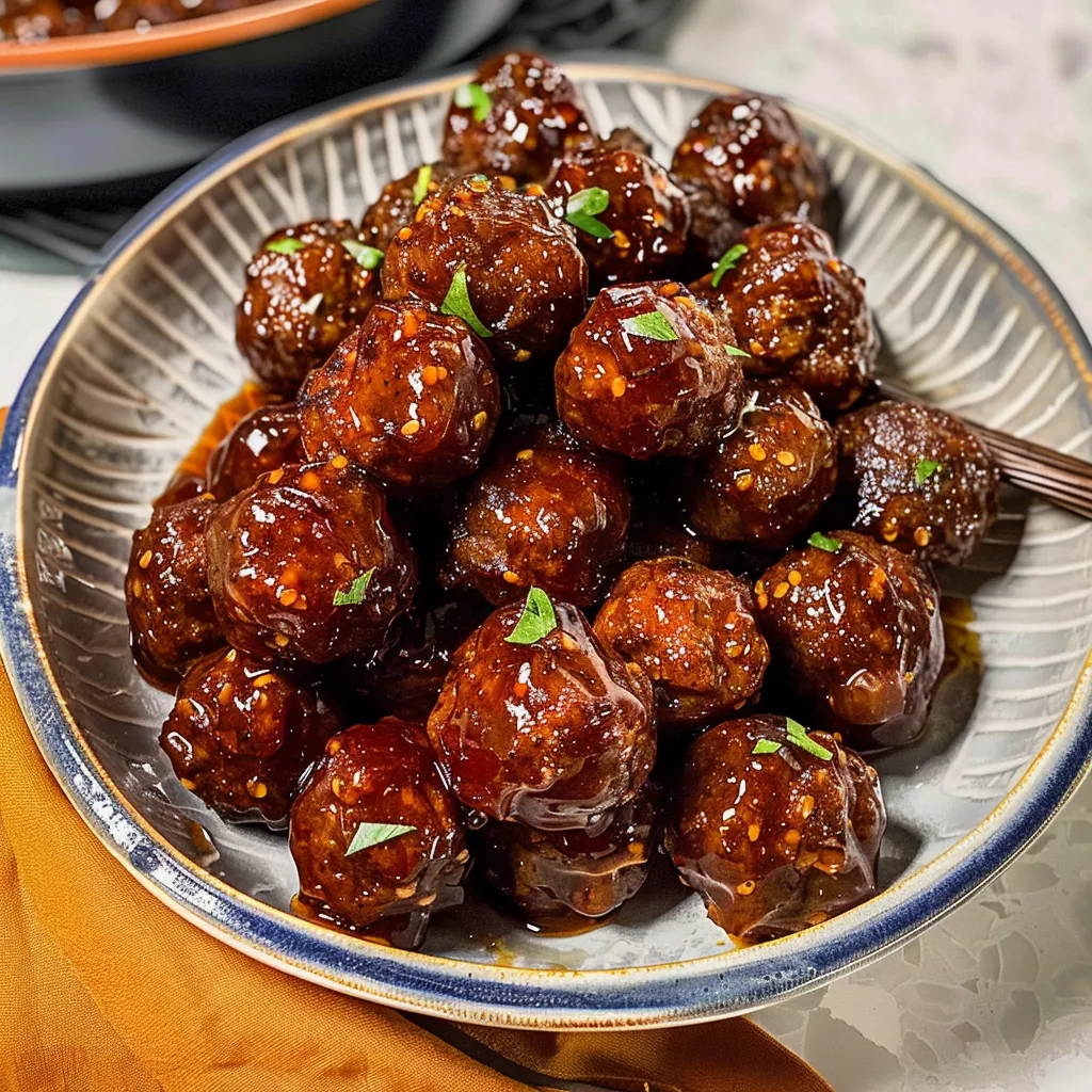 Grape Jelly Meatballs