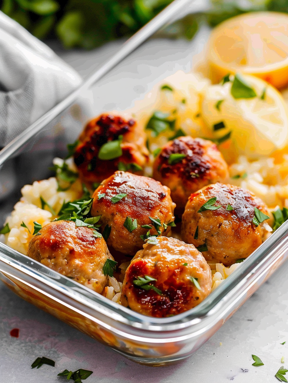 Easy Chicken Meatballs Meal Recipe