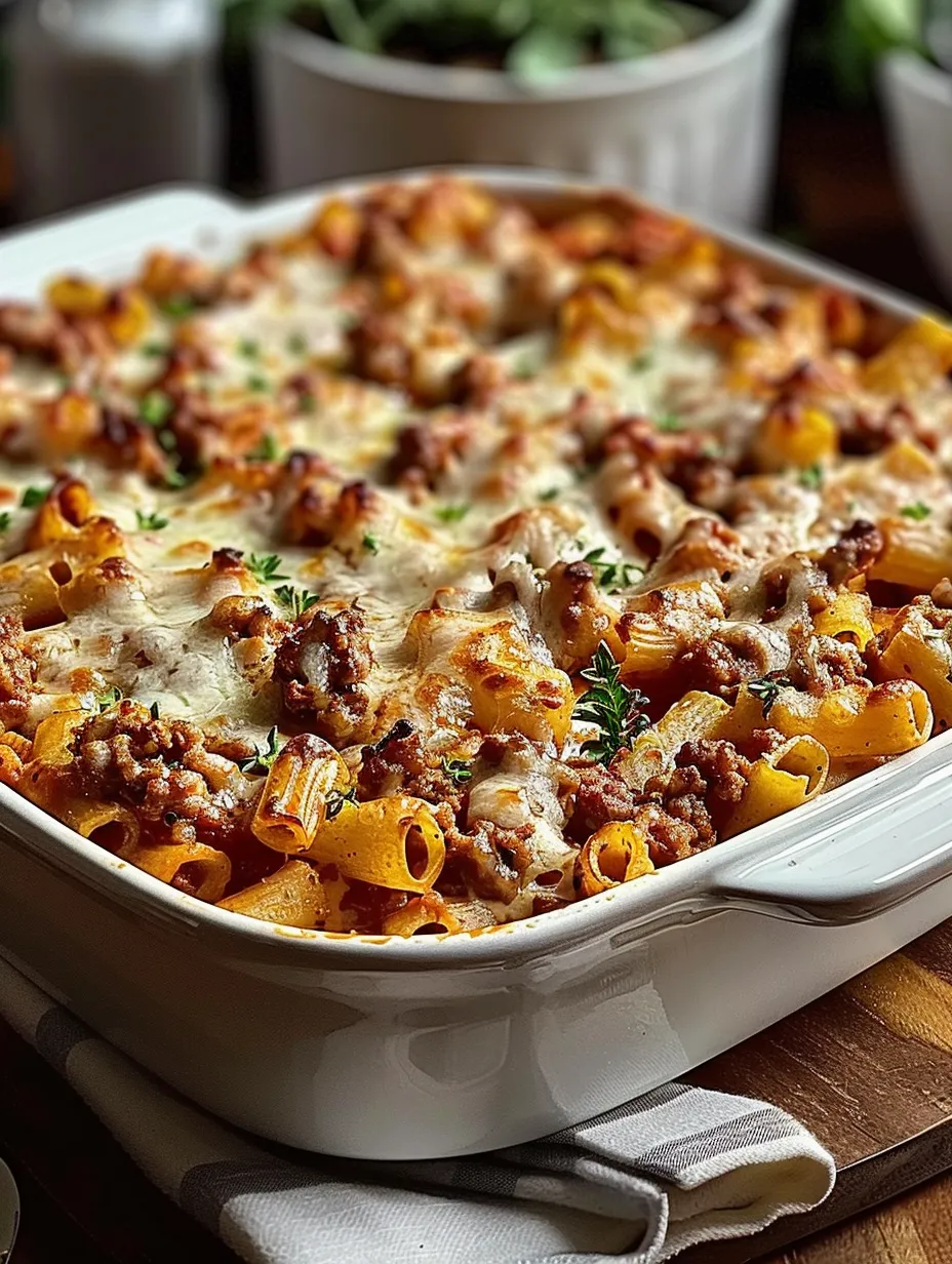 Easy Million Dollar Baked Ziti