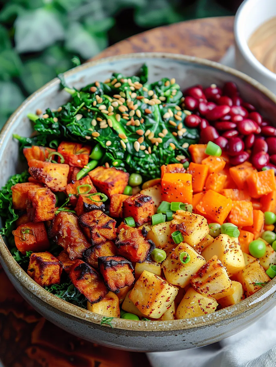 Roasted Vegetable Glow Bowls Recipe