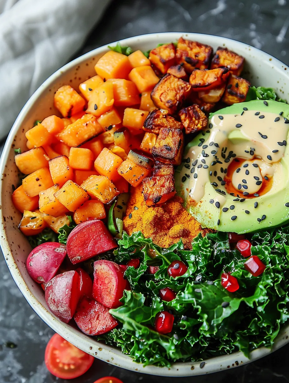 Easy Roasted Vegetable Glow Bowls Recipe