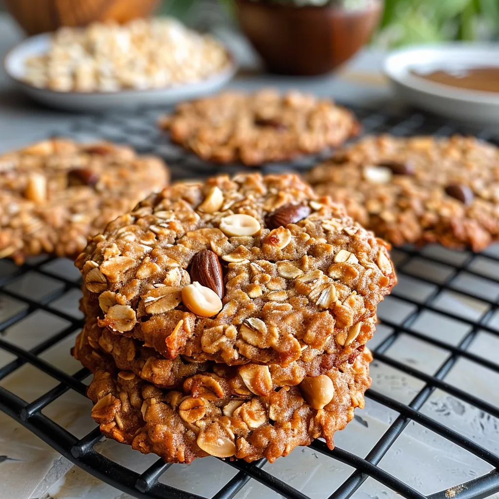 Peanut Butter Oatmeal Cookies