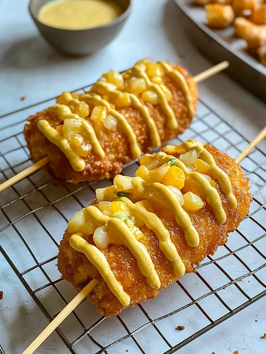 Easy Korean Corn Dogs